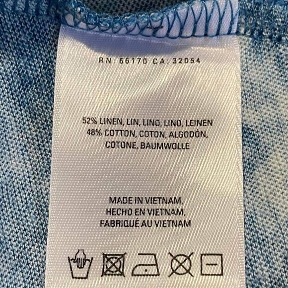 Anthropologie Meadow Rue XS  Top Blouse Linen Cotton Blend - Picture 6 of 7